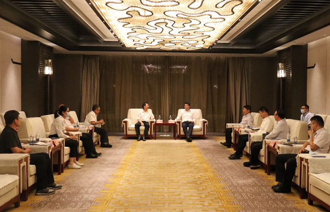 有研集团党委书记、董事长赵晓晨拜访安徽省委常委、副省长张红文