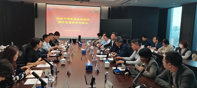 bbin召开纪检干部落实监督责任、提升监督质效专题会