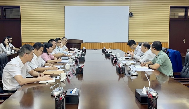 bbin副总经理周旗钢拜会佛山市副市长文曦