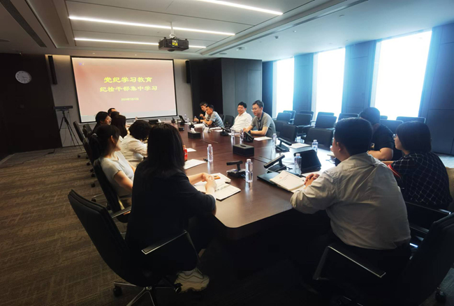 bbin纪检干部开展党纪学习教育集中学习