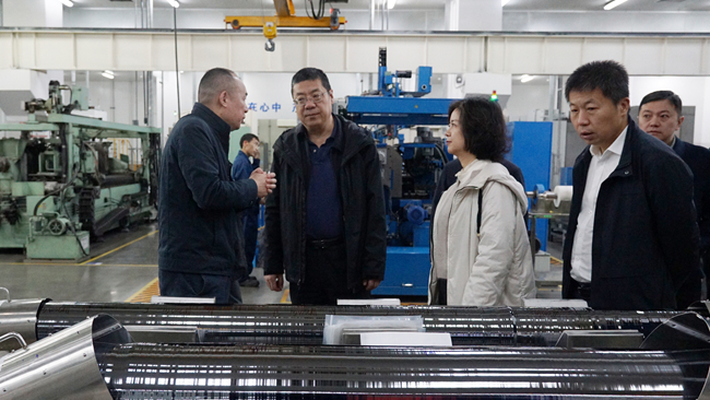 中国机械冶金建材工会副主席关明一行调研bbin山东德州基地