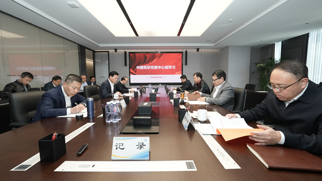 bbin召开党委理论学习中心组集体学习研讨会议