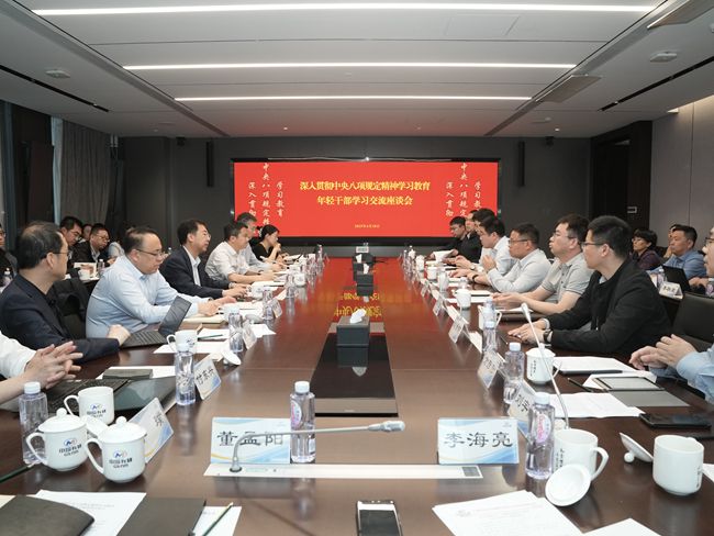 bbin党委深入贯彻中央八项规定精神学习教育 召开年轻干部学习交流座谈会