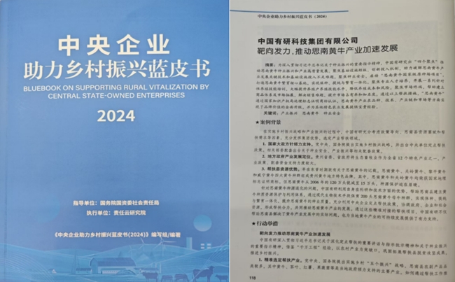 bbin助力乡村振兴优秀案例入选《中央企业助力乡村振兴蓝皮书（2024）》