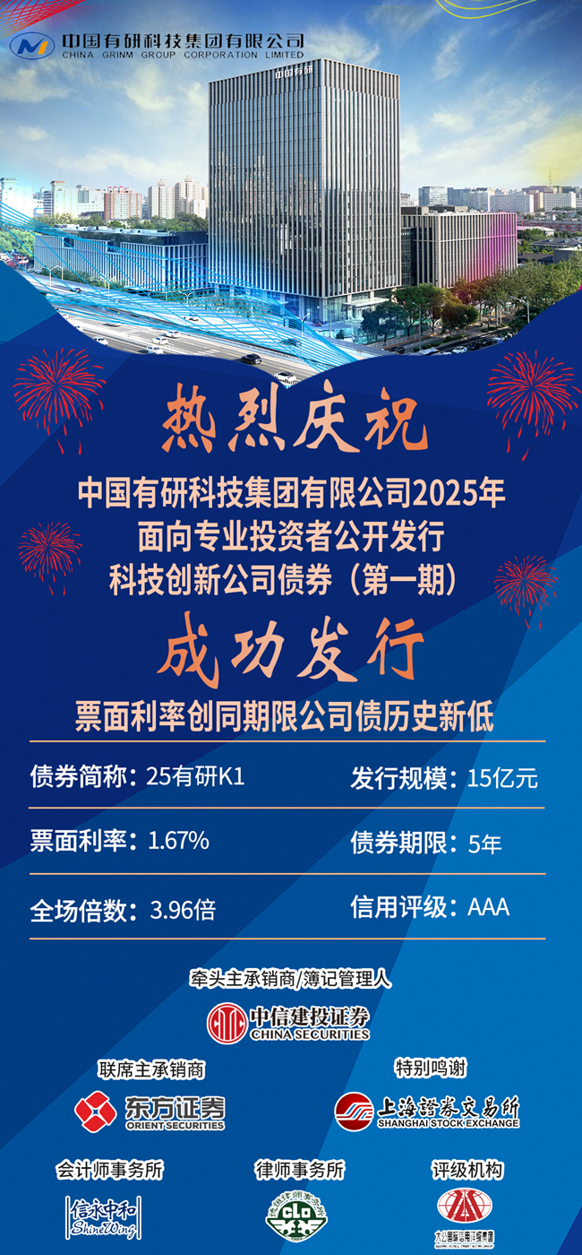 喜报！ bbin成功发行15亿科技创新公司债券
