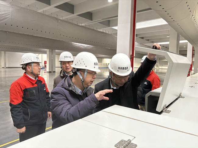 bbin
副总经理毛昌辉一行到有研新能源开展安全生产检查